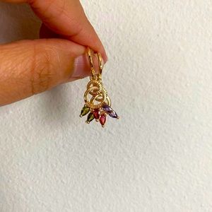 Colombian Clasp Gold Plated Earrings